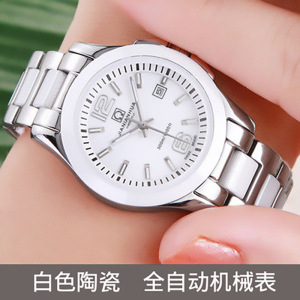 正品嘉年华Carnival手表女全自动机械表 女士手表休闲时尚韩版学生防水夜光陶瓷女表品牌女表腕表女神手表8818