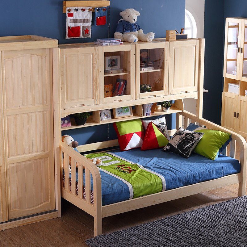 多喜爱儿童床 多功能组合床 女孩男孩床衣柜床