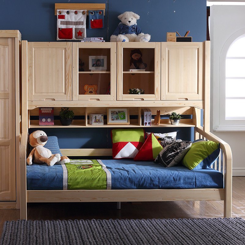 多喜爱儿童床 多功能组合床 女孩男孩床衣柜床 多喜爱床【价格 图片