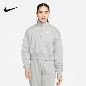 Nike耐克针织套头衫女子卫衣2022冬季运动休闲外套DQ5768-063