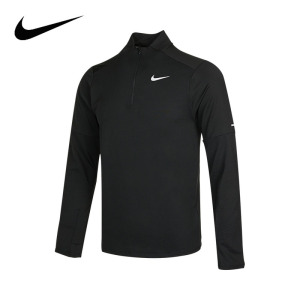 NIKE耐克长袖T恤男装2022春季新款跑步训练运动服上衣DD4757-010