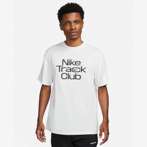 Nike 字母印花运动健身圆领短袖T恤 男款 白色 FB5513-121