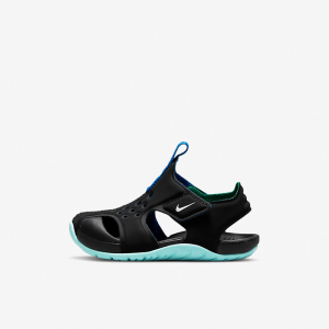 [TD婴童]Nike Sunray Protect 2 BT 黑绿 凉鞋 DM0973-013