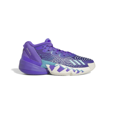 adidas D.O.N. Issue #4 米切尔4代 减震防滑耐磨 高帮 篮球鞋 紫色 HR0710