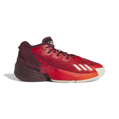 adidas D.O.N. Issue 4 米切尔4代 防滑耐磨轻便 低帮 实战篮球鞋 男女同款 红 HR0725