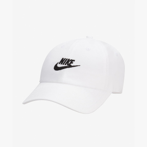 Nike 耐克棒球帽男女夏季遮阳帽新款休闲白色运动帽 FB5368-100