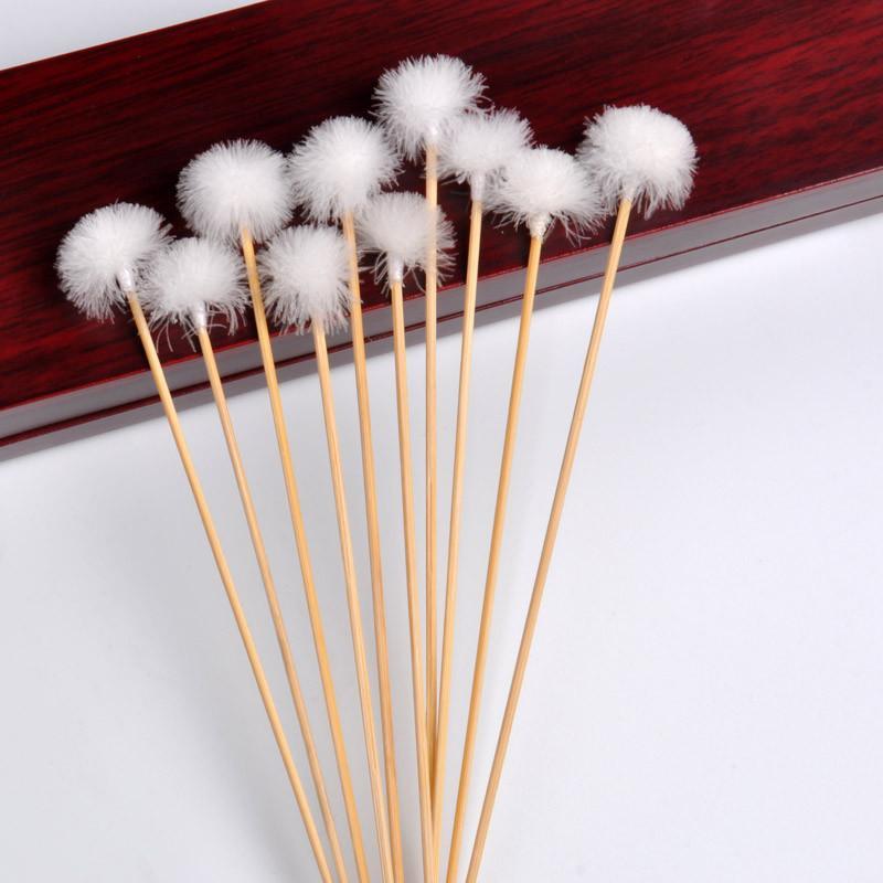 天艺牌扬州纯手工制作掏耳采耳工具套装-小头鹅毛棒10根