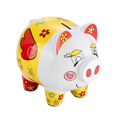 梦想翅膀(小号)储钱罐 创意可爱卡通时尚儿童韩版猪储蓄罐存钱罐储钱
