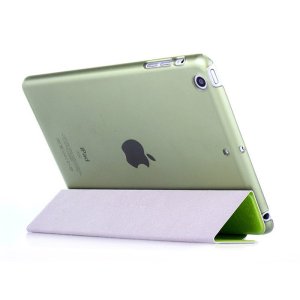 魅爱琳 ipad Air2保护套9.7蚕丝纹三折支架皮套ipad6苹果平板电脑外壳2018翻盖智能休眠磨砂简约时尚男女