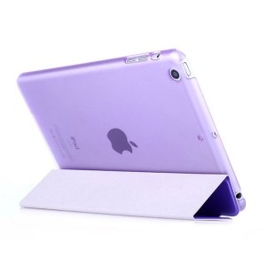 魅爱琳 ipad mini5保护套三折蚕丝纹ipadmini4保护壳迷你4外壳苹果平板电脑翻盖智能休眠支架简约商务轻薄