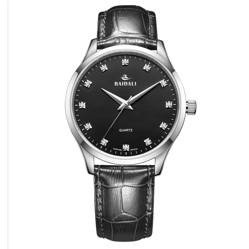 佰达利正品情侣表,简约时尚佰达利石英手表15072g/l