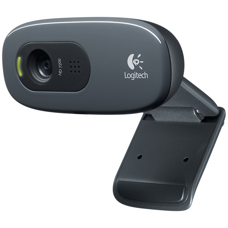 【授权店】logitech/罗技摄像头c270高清 智能电视机电脑usb家用网络