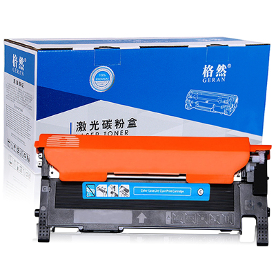 格然 三星CLT-C406S青色碳粉盒适用SAMSUNG三星CLX-3306 CLX-3306FN打印机墨盒 硒鼓墨粉盒