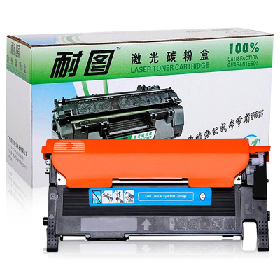 耐图 三星CLT-C406S青色碳粉盒适用SAMSUNG三星CLP-365W CLP-366打印机墨盒 硒鼓 墨粉盒