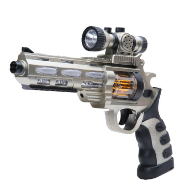 小小部队玩具枪儿童声控枪左轮八音枪声光玩具男孩左轮枪儿童玩具枪