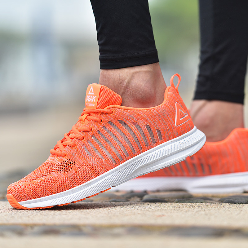 匹克夏季运动鞋男轻便透气跑步男鞋飞羽一代2017新款网面休闲跑鞋dh