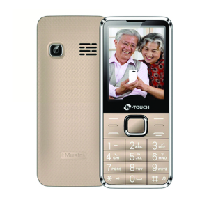 天语(K-Touch)T2 老人机支持移动4G 双卡双待 支持老人模式 大声音大字体 老人手机 金色