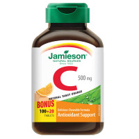 健美生(Jamieson) 维生素C咀嚼片-橙味 120片