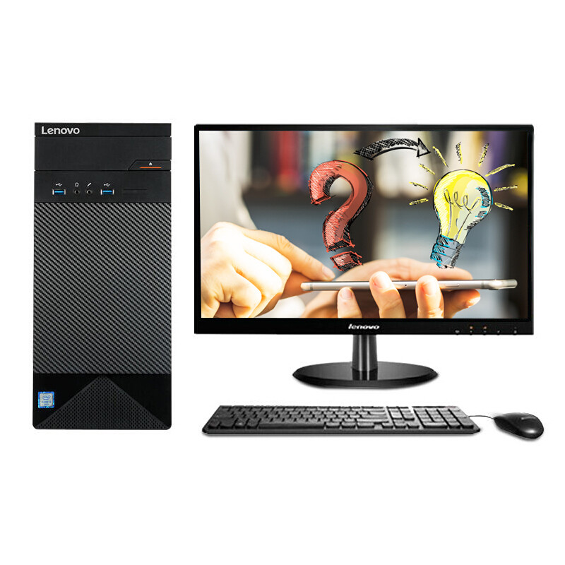 联想(lenovo)家悦3055 23英寸台式电脑(ax2 450 4g 1tb 2g独显 无光驱