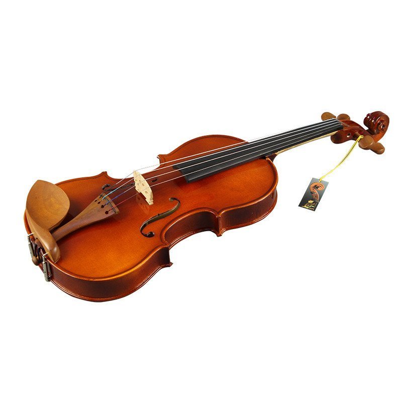 红棉小提琴v008考级高档实木小提琴初学儿童成人手工小提琴
