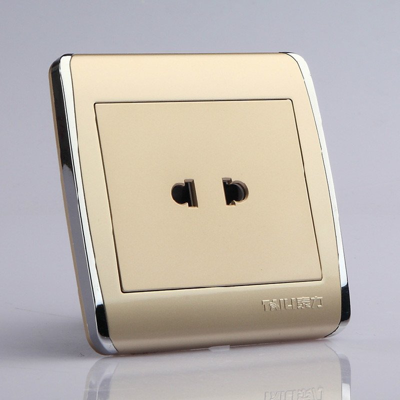 86th系列 泰力多功能一位两极双用插座 正品