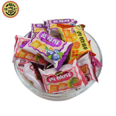 徐福记凤梨酥混合味散装1500g饼干糕点包陷酥草莓蓝莓香橙凤梨酥散点