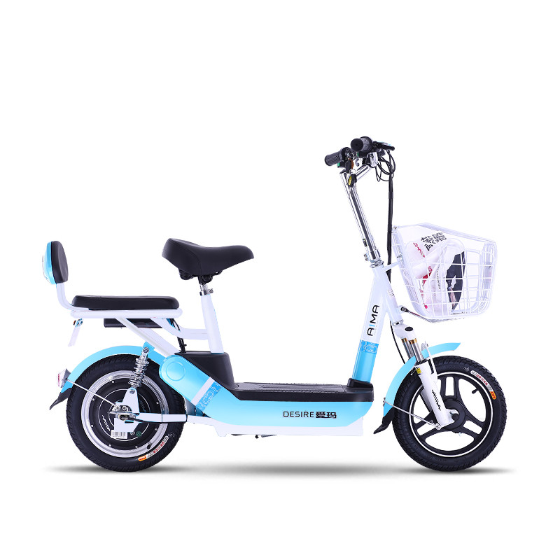 爱玛电动车 自行车 新款 轻巧时尚电动车 mini家族系列 风信子
