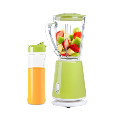 电动小果汁机 豆浆奶昔料理机 榨果汁机可碎冰 婴儿辅食搅拌器霓虹绿