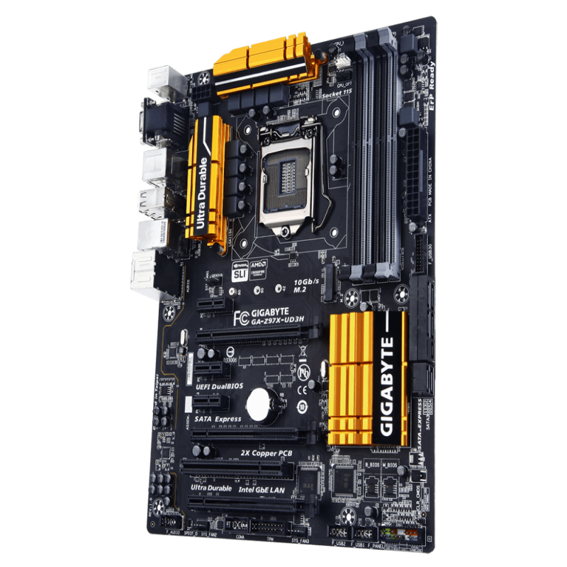 技嘉(gigabyte)z97x-ud3h主板 (intel z97/ lga1150)