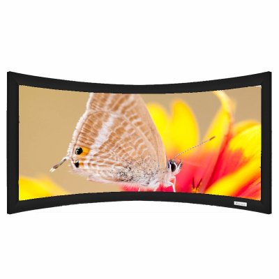 香港经科JK N4-FL/CW1 106寸 家用高清16:9 弧形画框幕 美国进口幕布 影院投影幕 纳米软幕