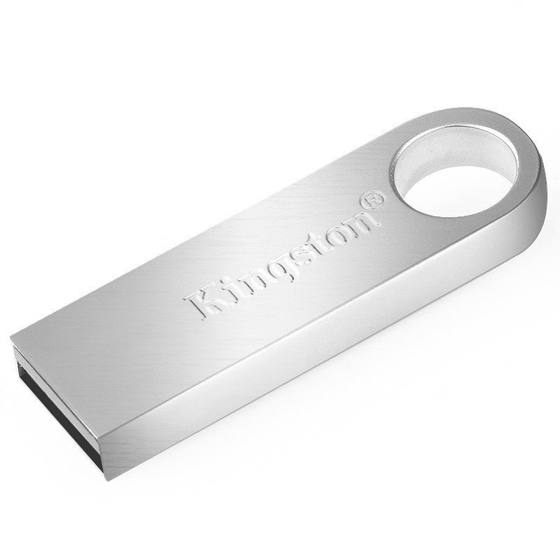 金士顿(kingston)dt se9h 金属u盘 银色亮薄 16g
