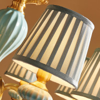 馨韵WD8140吊灯和轩尼雅 美式陶瓷吊灯 简欧