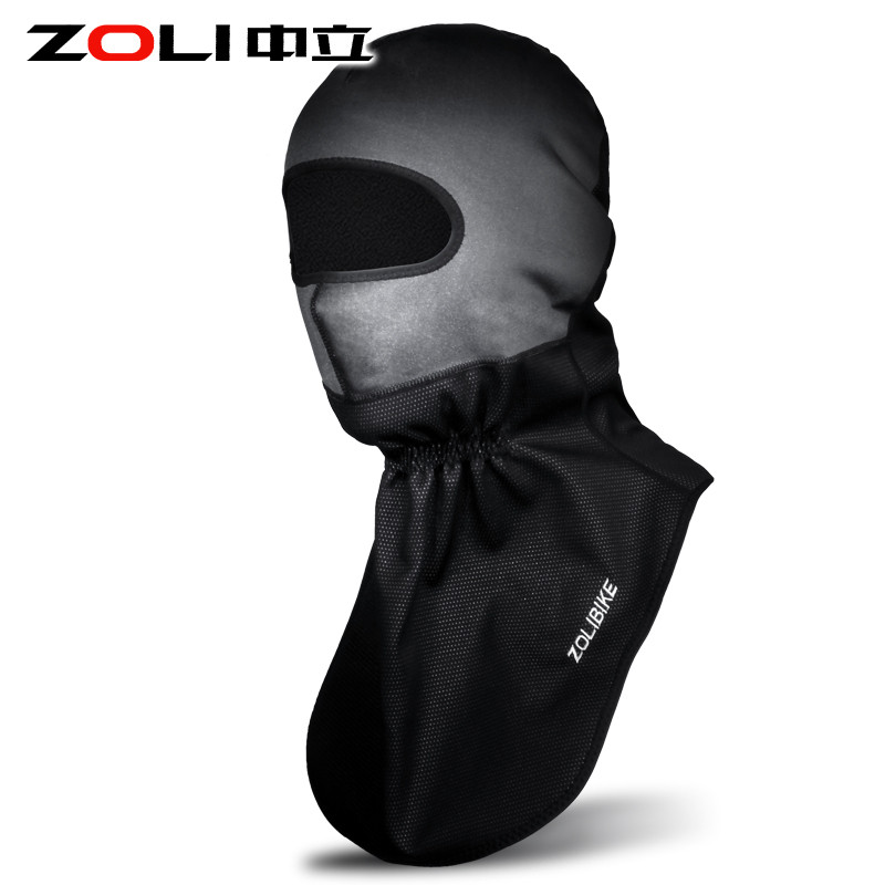 zoli中立保暖防风头套自行车骑行面罩男女冬季户外抓绒围脖防寒口罩