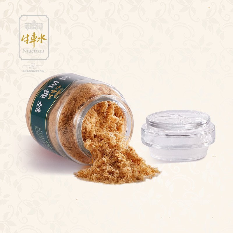 牛车水经典猪肉松新加坡风味118g瓶装经典猪肉松