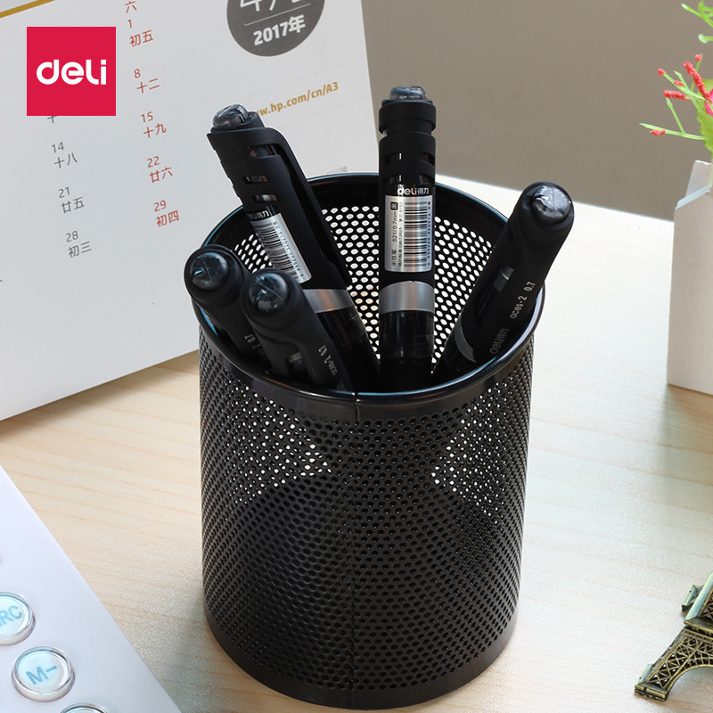 得力delis21磨砂中性笔0.