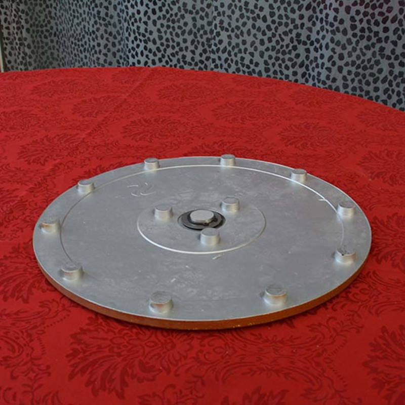 赛森 酒店餐桌转盘钢化玻璃圆桌转盘连体圆形转盘底座大桌面旋转盘