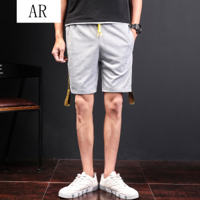 夏季裤子男士五分裤子日系风简约百搭休闲中裤青年短款夏天休闲裤