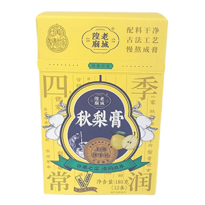 老城隍庙秋梨膏180g挤挤膏休闲零食品百果之宗清润滋养便携独立装