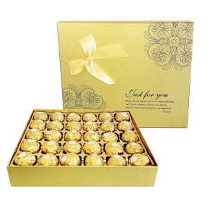 费列罗榛果威化巧克力30粒纸盒七夕情人节送礼盒装