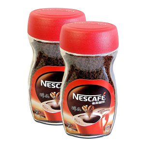NESCAFE雀巢咖啡醇品速溶咖啡瓶装200g馥郁醇香源于双豆分离烘焙