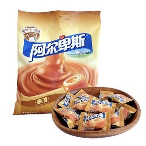 阿尔卑斯特浓牛奶硬糖焦香源味草莓缤纷乐果袋装150g婚庆结婚喜糖