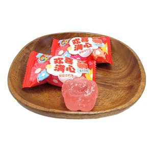 喔喔草莓味软糖散装250g婚庆结婚喜糖休闲零食品欢喜满心如花似锦