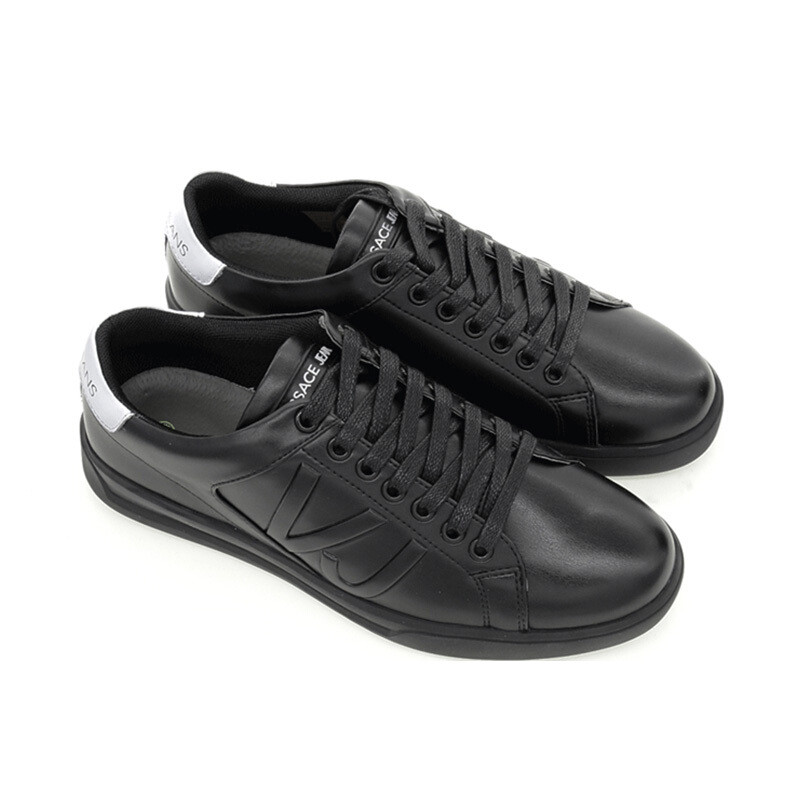 全球购范思哲(versacejeans)vj男士鞋子低帮鞋休闲鞋e0yqbsh277黑色