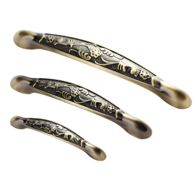 汇泰龙仿古青古铜家具抽屉把手复古典衣橱柜门拉手DS-7099