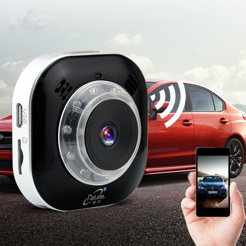 relee随身拍智能无线wifi多功能云行车记录仪一体机 迷你高清夜视