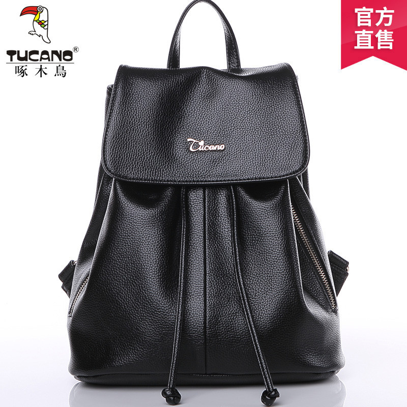 啄木鸟女双肩包新款正品大包包10寸笔记本学