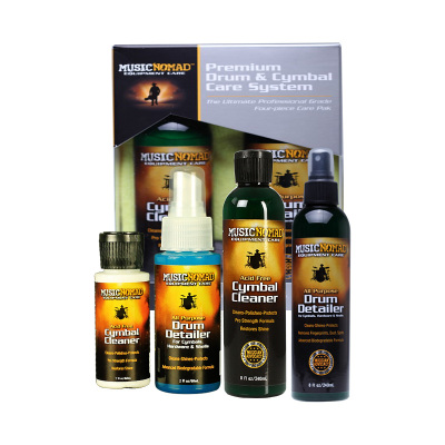 MusicnomadMN117架子鼓保养护理液爵士鼓清洁剂鼓镲片抛光油套装乐器配件