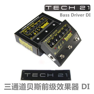 TECH21SansAmpProgramableBassDriverDI贝斯前级效果器三通
