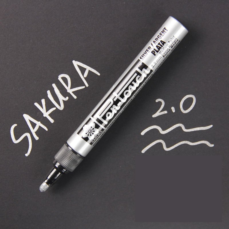 【包邮】sakura樱花油漆笔 白色12支装 高光笔 签名笔 手绘高光笔