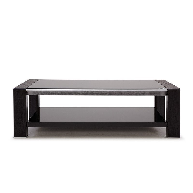 顾家家居现代简约钢化玻璃茶几桌方桌置物客厅家具茶桌kuka186d